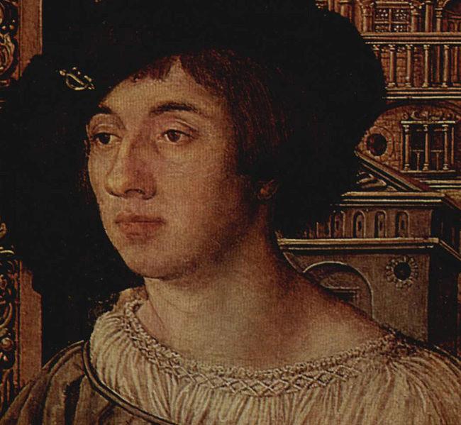Ambrosius Holbein Portrat eines jungen Mannes oil painting image